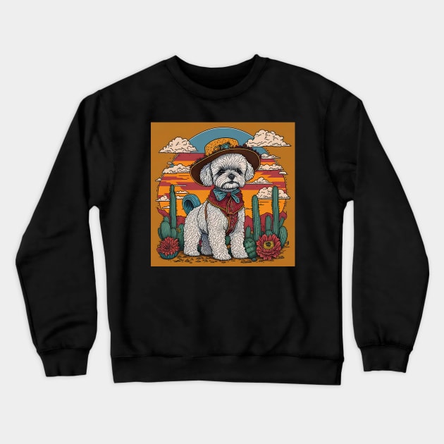 Dog  costume Crewneck Sweatshirt by artydesigner